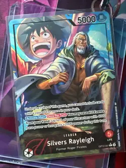 Silvers Rayleigh (Alternate Art) OP12-001 Legacy of the Master Foil - Image 1