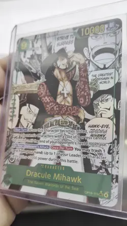 Dracule Mihawk (Manga) OP14-119 The Azure Sea's Seven Foil - Image 2