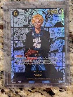 OP13-120 Sabo SEC Manga Rare (Super Alternate Art) One Piece Card Game English - Image 1