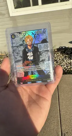 OP13-120 Sabo SEC Manga Rare (Super Alternate Rare) One Piece TCG English - Image 1