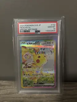 Pokemon TCG 2024 Pikachu Special Art Rare PSA 10 Super Electric Breaker - Image 1