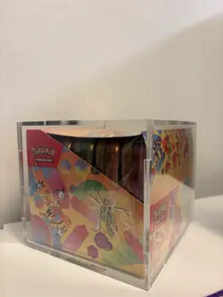 Pokemon TCG Scarlet & Violet 151 Mini Tins Display New Sealed w Acrylic Case - Image 4
