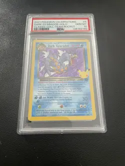 2021 Pokemon Celebrations Classic Collection - Dark Gyarados Holo 8/82 PSA 10 - Image 2