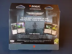 Magic The Gathering: Warhammer 40K Necron Dynasties Commander Deck Sealed / New - Image 2