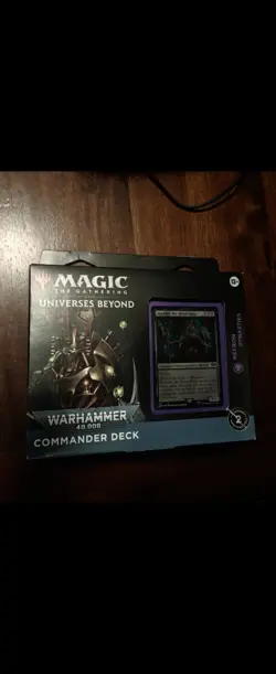 Magic The Gathering Warhammer 40k Sealed Commander Deck - Necron Dynasties - Image 1
