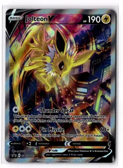 Jolteon V - SWSH183 SWSH: Sword & Shield Promo Cards Holo NM - Image 1