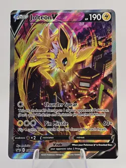Jolteon V SWSH183 SWSH: Sword & Shield Promo Cards Holo - NM - HOTTT - Image 1
