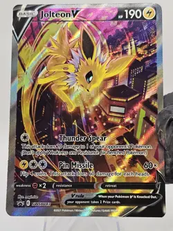 Jolteon V SWSH183 SWSH: Sword & Shield Promo Cards Holo - NM - HOTTT - Image 2