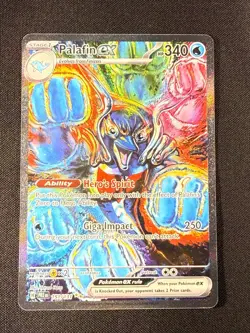 Pokemon TCG Palafin EX 151/131 Prismatic Evolutions Special Illustration Rare NM - Image 1