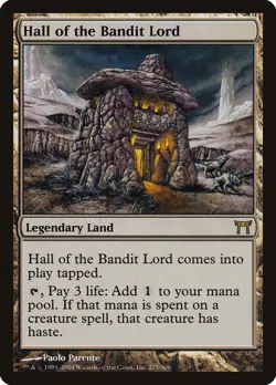 Hall of the Bandit Lord Champions of Kamigawa NM Land Rare MTG CARD ABUGames - Image 1