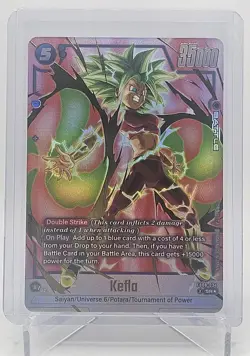 Kefla FB08-034 Alternate Art Saiyans Pride Dragon Ball English Card Fusion World - Image 1