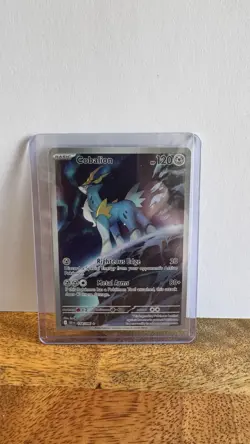 Pokemon Cobalion 144/086 Sv: Black Bolt Holo Illustration Rare Basic Card 2023 - Image 1