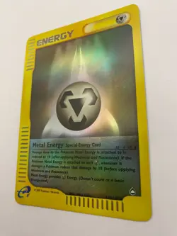 Pokemon Card - Reverse-Holo Metal Energy 143/147 Aquapolis *HP* e-Card Rare - Image 5