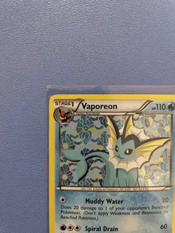 Vaporeon BW89 Black Star Promo Holo Pokemon Card - Lightly Played - Image 2