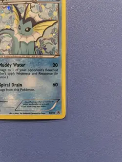 Vaporeon BW89 Black Star Promo Holo Pokemon Card - Lightly Played - Image 4