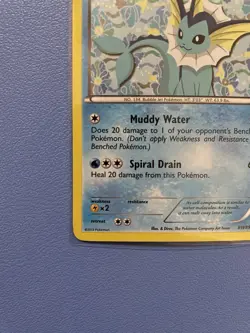 Vaporeon BW89 Black Star Promo Holo Pokemon Card - Lightly Played - Image 5