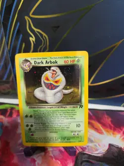 Dark Arbok Rare Holo Pokemon Card Team Rocket 2/82 Basic 1999 Holographic LP #10 - Image 1
