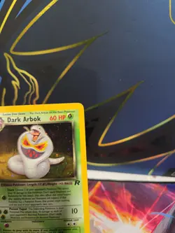 Dark Arbok Rare Holo Pokemon Card Team Rocket 2/82 Basic 1999 Holographic LP #10 - Image 3