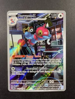Pokemon Card - Porygon-Z Paradox Rift 214/182 Holo Illustration Rare - Image 1