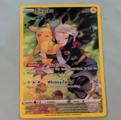 Pikachu TG05/TG30 Full Art Holo Pokemon Card Lost Origin Ultra Rare 60 HP - Image 1