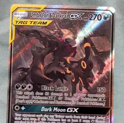 Umbreon & Darkrai GX SM241 Promo Holo Pokemon Card Sm TAG TEAM Basic 270 HP - Image 1