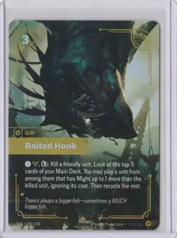 BAITED HOOK - Riftbound: League Of Legends Origins FOIL Card 242/298 - Image 1