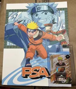 PSA Magazine x Kayou Exclusive NARUTO UZUMAKI PROMO CARD and Magazine Base Cover - Image 1