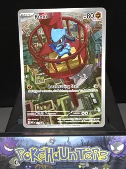 Pokemon Card Riolu MEP 010 Promo Illustration Rare Mega Evolution Near Mint - Image 1