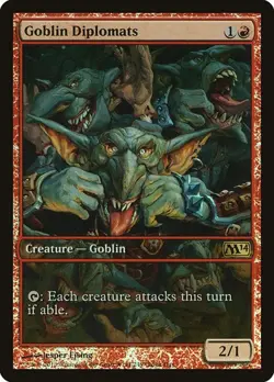 Goblin Diplomats - Foil Promo Magic 2014 LP MTG - Image 1