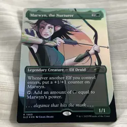 Marwyn, the Nurturer Rainbow Foil Secret Lair Drop Foil Magic The Gathering - Image 2