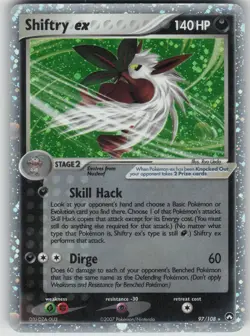 Pokemon TCG Shiftry ex Ultra Rare Reverse Holo Power Keepers 97/108 - Image 1