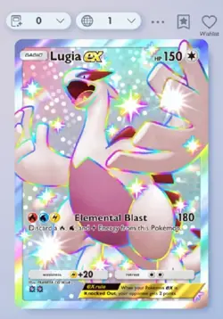 Pokemon TCG Pocket - Lugia EX Shiny ⭐⭐ Fantastical Parade - English - Image 1