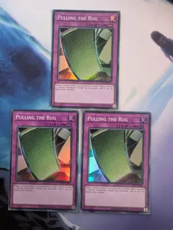 YuGiOh! Pulling The Rug OP23-EN011 Super Rare x3 PLAYSET - Image 1