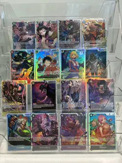 One Piece TCG Super Rare Lot of 12 SR and Rares Foil Cards English One Piece Lot - Image 2