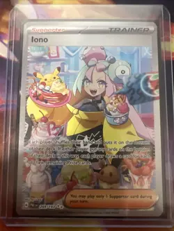 Pokemon TCG Sv02: Paldea Evolved Iono Special Illustration Rare 269/193 Holo NM - Image 1