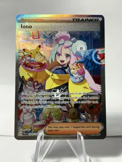 Iono 269/193 Sv02: Paldea Evolved Pokemon Special Illustration Rare Holo NM - Image 1