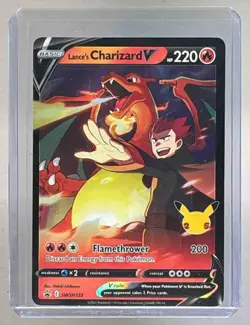 Lance's Charizard V 2019 Pokemon Sword & Shield Black Star Promo #SWSH133 - Image 1