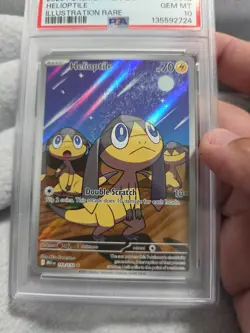 2025 POKEMON MEG EN-MEGA EVOLUTION ILLUSTRATION RARE #143 HELIOPTILE PSA 10 - Image 2
