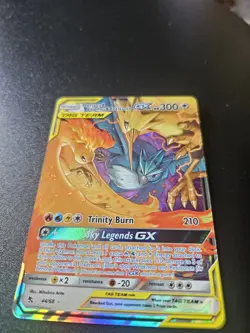 Pokemon TCG: Moltres & Zapdos & Articuno GX 44/68 Hidden Fates Ultra Rare [NM] - Image 2
