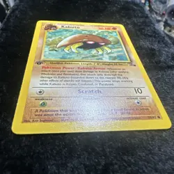 Pokemon TCG Fossil 1st Edition 50/62 Kabuto LP+ - Image 2