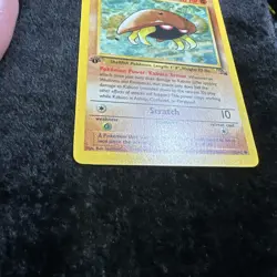Pokemon TCG Fossil 1st Edition 50/62 Kabuto LP+ - Image 2