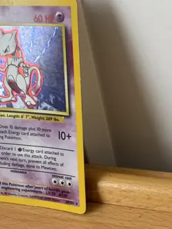 Pokemon TCG Mewtwo 1999 Base Set #10/102 Unlimited Rare Holo Card Pokemon #10 - Image 4