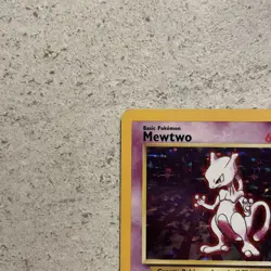 Mewtwo 10/102 Pokemon Card TCG Base Set Unlimited Holo Rare - Image 3
