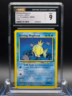 CGC 9 MINT ✨ - Shining Magikarp 66/64 Neo Revelation Holo - 2001 Pokemon - Image 1