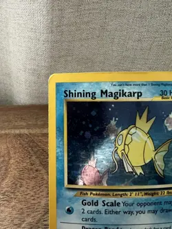 Pokemon Shining Magikarp Holo Card Neo Revelation 66/64 Double Holo Error HP - Image 3