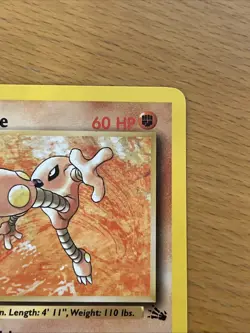 1st Edition Hitmonlee 22/62 Fossil Set Rare Vintage 1999 Pokemon Card - NM - Image 4