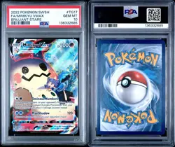 2022 Pokemon SWSH Brilliant Stars Mimikyu VMAX TG17/TG30 PSA 10 - Image 3