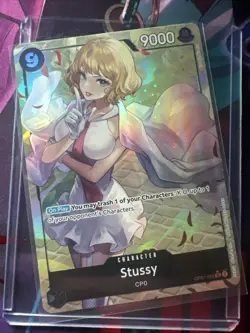 Stussy OP07-085 (Alt Art) SR One Piece Card Game TCG ENGLISH NM - Image 1