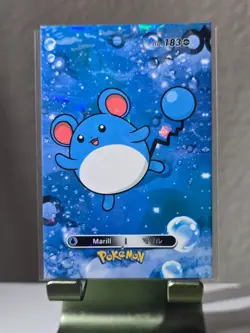 Pokemon Card Database 2 Marill #183 Cracked Ice Holo - Image 1