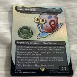 MTG English Gary, the Snail - Toxrill, the Corrosive (Rainbow Foil) NM Foil - Image 1